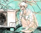 歌ってみた/配信/オリジナルMVをお描きします おしゃれな他にはない色使いをご提案できます。 イメージ6