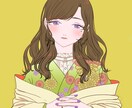自由に選べる色味！華やかな着物美人を描きます 注目を集める華やかさ！SNSやビジネスを「一味」違う印象に イメージ8
