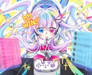 オリジナルアイコン描きます ポップな目を引くアイコンを制作します！ミニキャラ普通等身など イメージ2