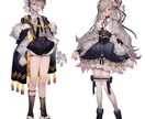 丁寧な全身立ち絵イラストを描きます TRPGや新規立ち絵等のイラストをお任せください♪ イメージ4