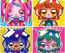 目を引く！ポップなデフォルメアイコン描きます カラフルでSNSアイコンに映えます！ イメージ4