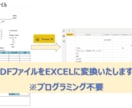 PDFファイルをEXCELに素早く変換します プログラミング不要の変換を承ります イメージ1