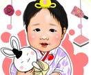 お子さんの可愛い似顔絵お描きします マンスリーやおひな祭り端午の節句の記念に似顔絵いかがでしょう イメージ2