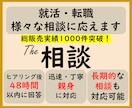 相談対応　就活や転職に関するご相談承ります メッセージで完結/不安解消　総販売実績1200件突破 イメージ1