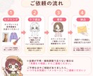 SNS用｜表情イラスト6点セットをお描きします 46点の中からお好きな6点を自由に選べます♪商用OK! イメージ5