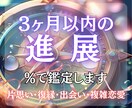 恋愛成就！3ヶ月以内に進展するか、％で鑑定します 24時間以内に鑑定！願望成就、出会い、複雑恋愛、縁結びなど イメージ1