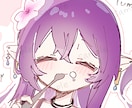 女の子のゆるかわアイコンイラスト描きます ちょこんとゆるかわな絵柄でアイコンを作成いたします！ イメージ4
