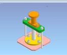 ２D図面データを、ICAD(3Dデータ)化します ICADを10年以上経験した私が３Dデータ化にご協力します。 イメージ1
