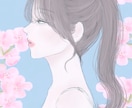 大人可愛い・透明感・綺麗め｜女性イラストを描きます アイコンをオシャレに彩る｜オリジナルイラストを届けます イメージ1