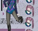 格安で高クオリティな立ち絵描きます ゲーム、動画配信、サムネ用、アイコンなどに イメージ2