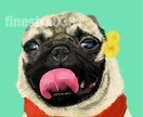 お花と動物のリアルタッチな可愛いイラストを描きます お写真をもとに、ご希望のお花と動物のイラストを描きます イメージ1