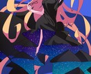 イラスト制作します アイコン、ヘッダー、サムネ、全身絵等 イメージ1