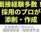 履歴書・職務経歴書の作成を代行します 人事歴4年の知見から、“見られるポイント”をお伝えします イメージ1