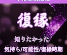 復縁の可能性と未来を霊視します 迷いを断ち切り進むべき方向をお伝えします イメージ1