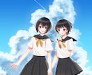 単体/ペアイラストお描きします 夢絵や創作など♪ご要望に沿って制作いたします！ イメージ7