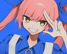 キャラクターイラスト描きます アイコン・立ち絵・動画に使えるコントラストの強い絵柄です！ イメージ2