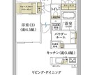 賃貸物件募集用間取り図作成いたします CADにて色付きプラン図のご提供が可能です イメージ2