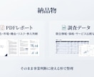 競合・市場調査レポートを作成します 新規事業のGO/NO-GO判断まで分析します イメージ4