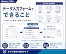 業務専用のデータ入力フォームを制作します 入力チェック付きでCSVへ出力 イメージ2
