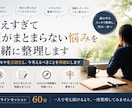 考えすぎて頭がまとまらない悩みを整理します モヤモヤを言語化し、今考えるべきことを明確にします イメージ1