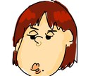 ゆるい似顔絵描ます ゆるい似顔絵かきます!!!アイコンなどにどうでしょうか! イメージ1