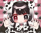 キラキラ可愛いミニキャライラストをお描きします 【SNSアイコン】キラキラ可愛いミニキャライラスト描きます！ イメージ2