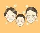 1000円でほんわか可愛い親子の似顔絵お描きします 〜LINEやTwitterのアイコンに〜 イメージ2