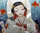 パキッとした色合いのイラスト描きます 女性は可愛いだけじゃない!格好いい女性描きます。 イメージ4