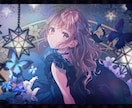 美麗なオリジナルキャラクターイラストお描きします キラキラした空気感のある絵が得意です!!! イメージ2
