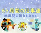半年間の仕事運の流れをタロットでみます 毎月ごとの仕事運から、半年の流れを先取り！ イメージ1