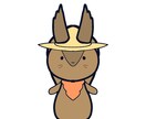 シンプルな動物イラストを描いてます 要望にできるだけ近ずけるよう頑張ります イメージ1