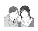 シンプルで味のある線画でイラストお描きします シンプルで味のある線画 カラー対応OK　ギフトにもおすすめ イメージ6