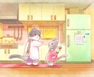 手描き風のタッチで絵本のような世界観を描きます ブログ、ヘッダー、YouTube、挿絵などに! イメージ9
