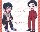 コテキャシートお描きします お相手様とのキャラシート作成します！ イメージ2