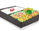 食べ物イラスト描かせて頂きます 現役調理師が描く食べ物イラストです！給食やお弁当もアリ イメージ3