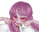 線画、キャラデザ、アイコン作成をします 周りとはひと味違う描き方とよく言われます イメージ1