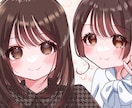 アイコンやサムネイルに！可愛い女の子描きます 透明感があるとぅるとぅるしたイラストを提供致します！ イメージ7