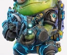 オリジナル怪獣キャラクターを作成します SNSで映える唯一無二の怪獣キャラ制作 イメージ7