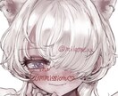 雰囲気のあるアイコンや一枚絵などお描きします 可愛い系から耽美系までお描きできます！ イメージ1
