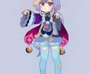 可愛い女の子描きます 全身イラストもバストアップ構図も背景ありも描き上げます！ イメージ3