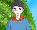 スタジオジブリ風の似顔絵をお描きします 世界でオンリーワンのオリジナルイラストを作成いたします イメージ3