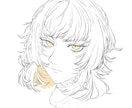 お好みのアイコン、イラスト制作いたします 白黒です！夢絵、オリキャラ、セリフ入り可能です！ イメージ1