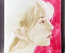 手描き：小さいサイズ：水彩風似顔絵を作成します アナログ絵画ならではのあたたかみ イメージ2
