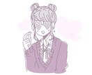あっさり可愛いアイコン描きます シンプルだけど個性が出せるアイコンを使いたい方におすすめ！ イメージ3