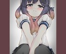 キャラクターの膝上くらいまでのイラスト描きます バストアップから膝上くらいまでのイラスト制作をいたします。 イメージ5