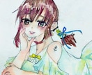 水彩画で一枚絵を描きます 創作キャラお描きします(原画とデータ付) イメージ1