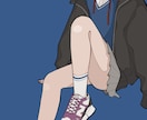 かわいいキャラクターイラストを作成します クールでかわいい女の子を描きます！ イメージ7