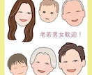 シンプル可愛い♡似顔絵お作りします 毎日見たくなるゆるふわ可愛いデフォルメ似顔絵 イメージ5