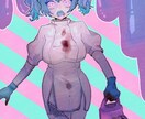 商用利用込み！最短３日で！かわいいイラスト描きます アイコン、サムネ用や立ち絵、１枚絵に使えるイラスト！ イメージ7