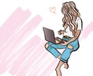 似顔絵もOK！女の子のイラストをお描きします 年内のご依頼限定！モニター価格にて制作致します イメージ7